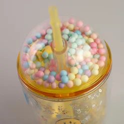 Online MINISO Bicchiere Con Cannuccia Collezione Smiley World