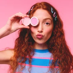 Sale MINISO Blush - Pink Cube (02 Fuchsia)