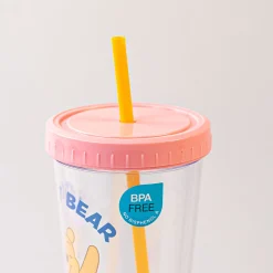 Hot MINISO Borraccia Con Cannuccia - Winnie The Pooh