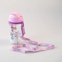 Online MINISO Borraccia We Bare Bears Con Tracolla - Orso Bianco