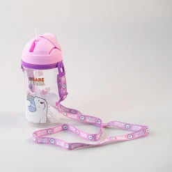 Online MINISO Borraccia We Bare Bears Con Tracolla - Orso Bianco