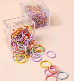New MINISO Mini Elastici Per Capelli Colorati (100Pz)