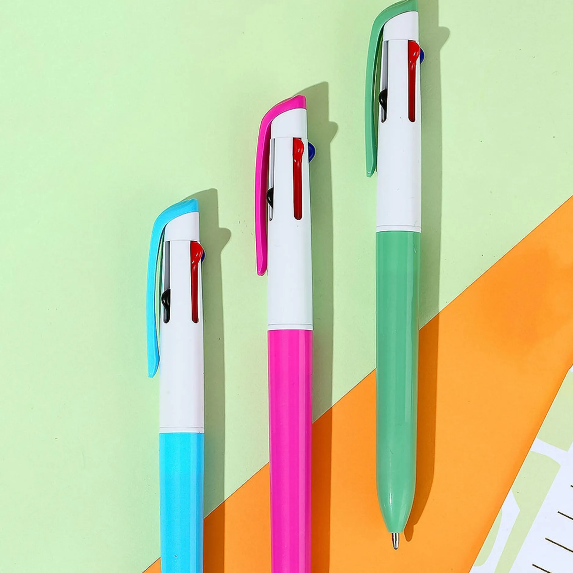 Hot MINISO Penna Con 4 Colori Impugnatura Blu