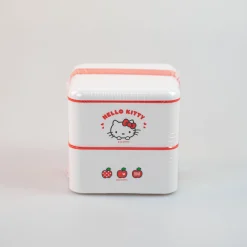 Hot MINISO Porta Pranzo Hello Kitty Apple Due Piani Con Posate