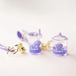 Hot MINISO Portachiavi Cool Summer Drink - Blue (1Pz)