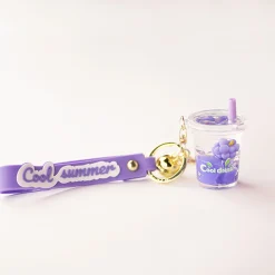 Hot MINISO Portachiavi Cool Summer Drink - Blue (1Pz)