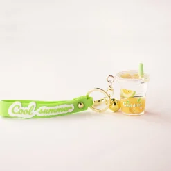 Clearance MINISO Portachiavi Cool Summer Drink - Verde (1Pz)