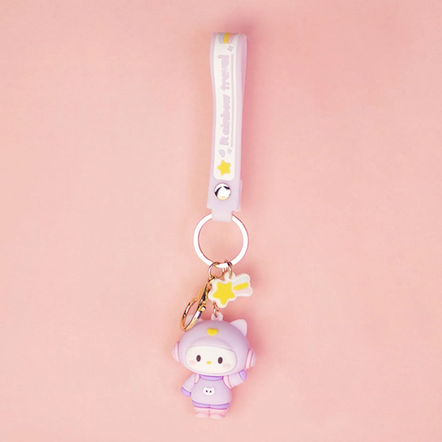 Online MINISO Portachiavi Gattino Spaziale (1Pz)