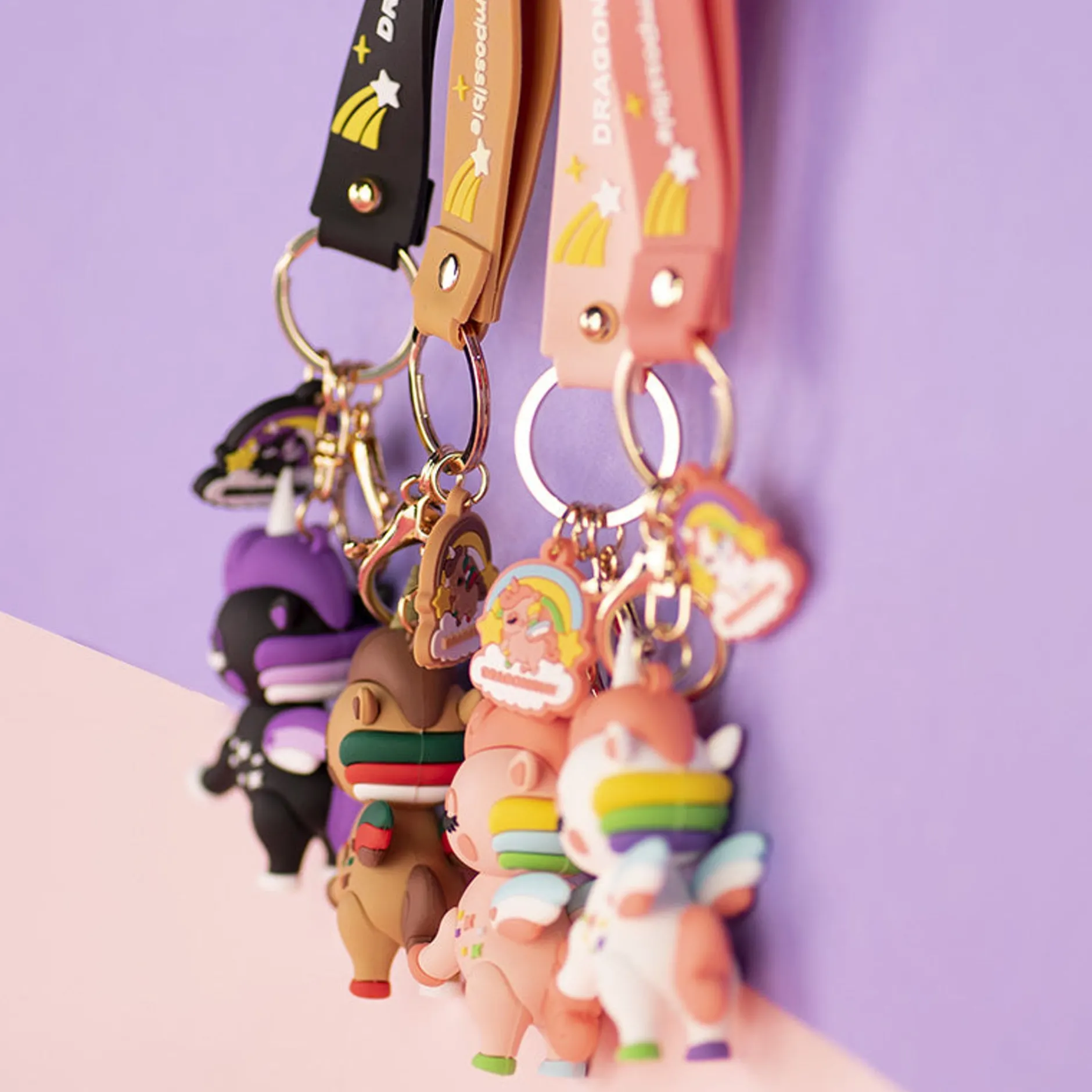 Clearance MINISO Portachiavi Unicorno - (1Pz)