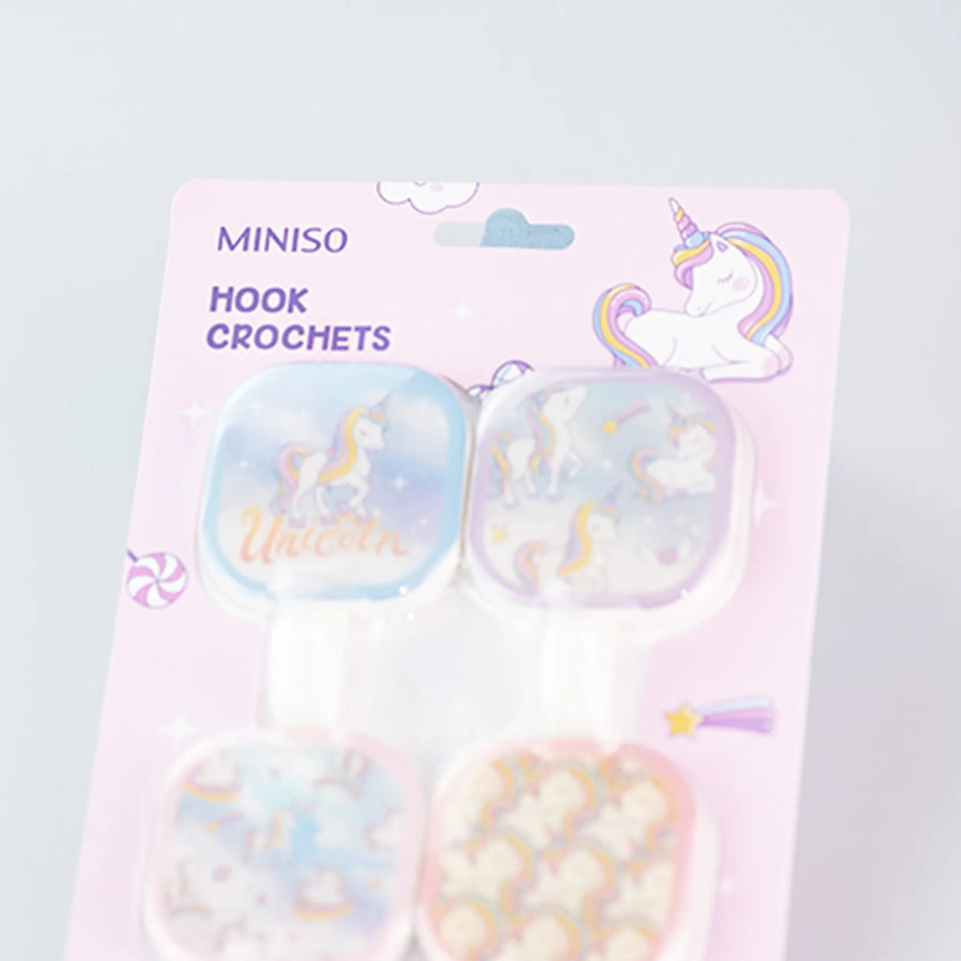 Discount MINISO Set Ganci Da Muro - Unicorn Dream (4Pz)