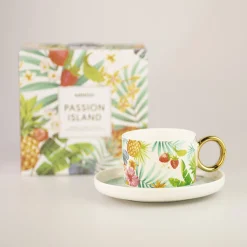 Discount MINISO Tazza In Ceramica Con Sottobicchiere (200Ml)